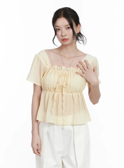 chiffon-ruffle-short-sleeve-blouse-ca510
