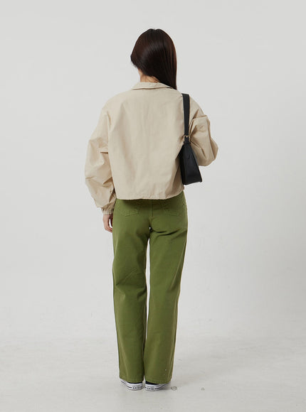 Straight Leg Pants OF306