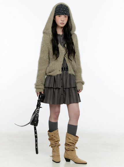 Vintage Dotted Knit Beanie CN517