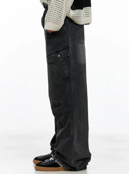 mens-double-darted-cargo-wide-leg-jeans-is509