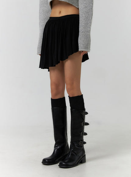 asymmetrical-frill-mini-skirt-cf405