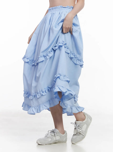 frill-flare-midi-skirt-ca509