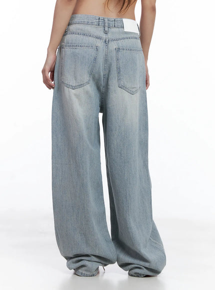 Hwasa Wash Wide-Leg Jeans CL511