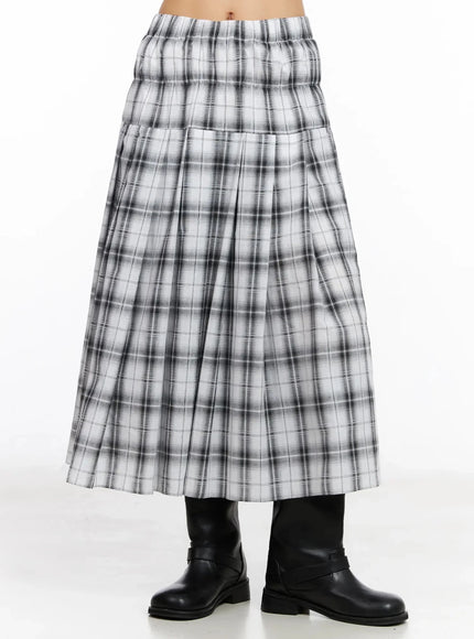 plaid-layered-maxi-skirt-ia507