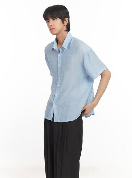 Men's Relaxed-Fit Collared Shirt IA510
