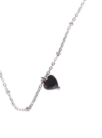 Black Heart Necklace CF528