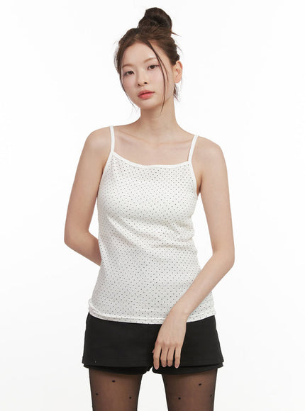 Classic Polka-Dot Tank Top IJ530