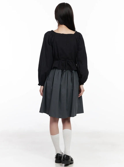 puff-sleeve-button-up-blouse-cm531