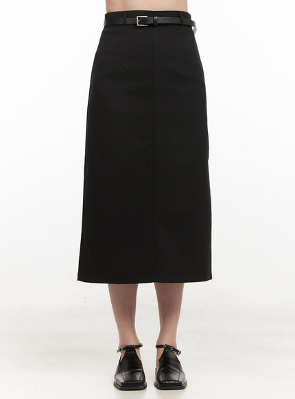 Straight Midi Skirt IF505