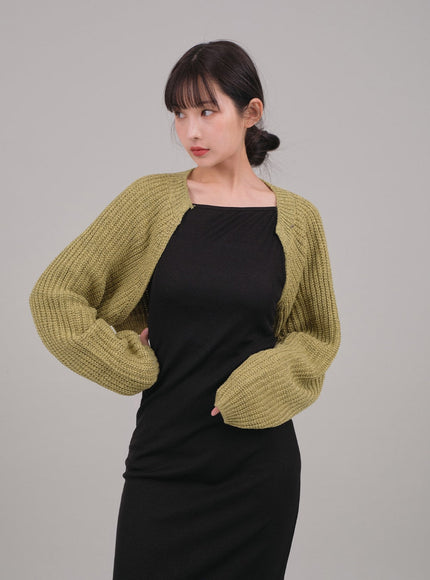 Knit Bolero Shrug C2001