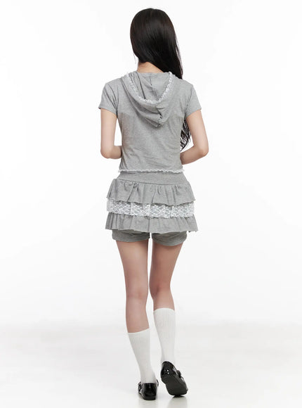 lace-trim-slim-fit-short-sleeve-hoodie-cm531