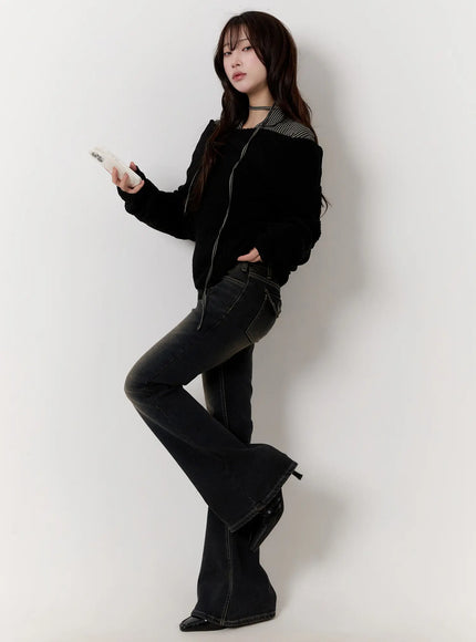 rei-pocket-detail-flare-jeans-cn524