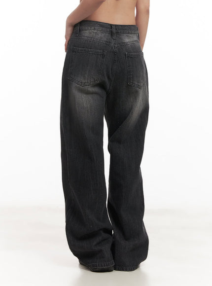 Debby Washed Wide-Leg Jeans CM505