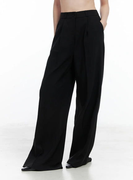 Classic Pleated Wide Trousers CN518