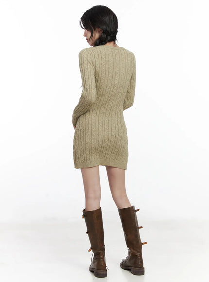 cable-knit-button-sweater-mini-dress-cj526