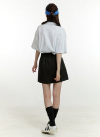cotton-pintuck-mini-skirt-ou427