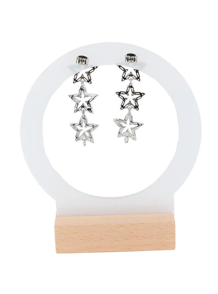 triple-star-cubic-earrings-cc0608