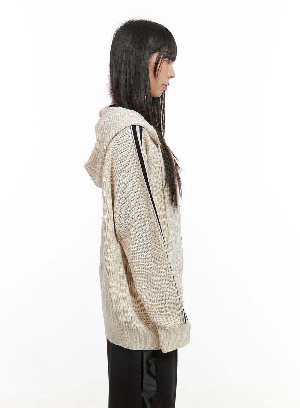 side-stripe-knit-sweater-jacket-cg420