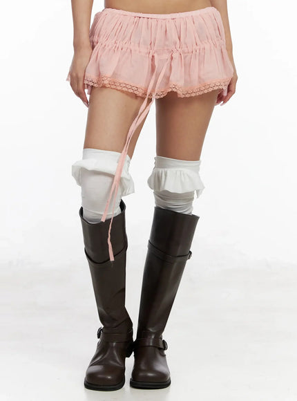 lace-trim-tiered-mini-skort-iy501