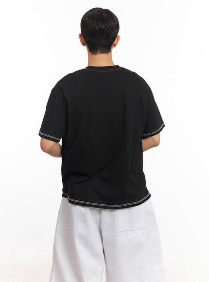 Men's Graphic Stitched T-Shirt IM528