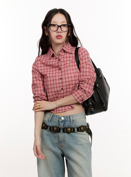 checkered-collared-crop-shirt-cm510