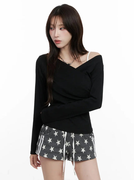 elegant-shirred-v-neck-top-in514