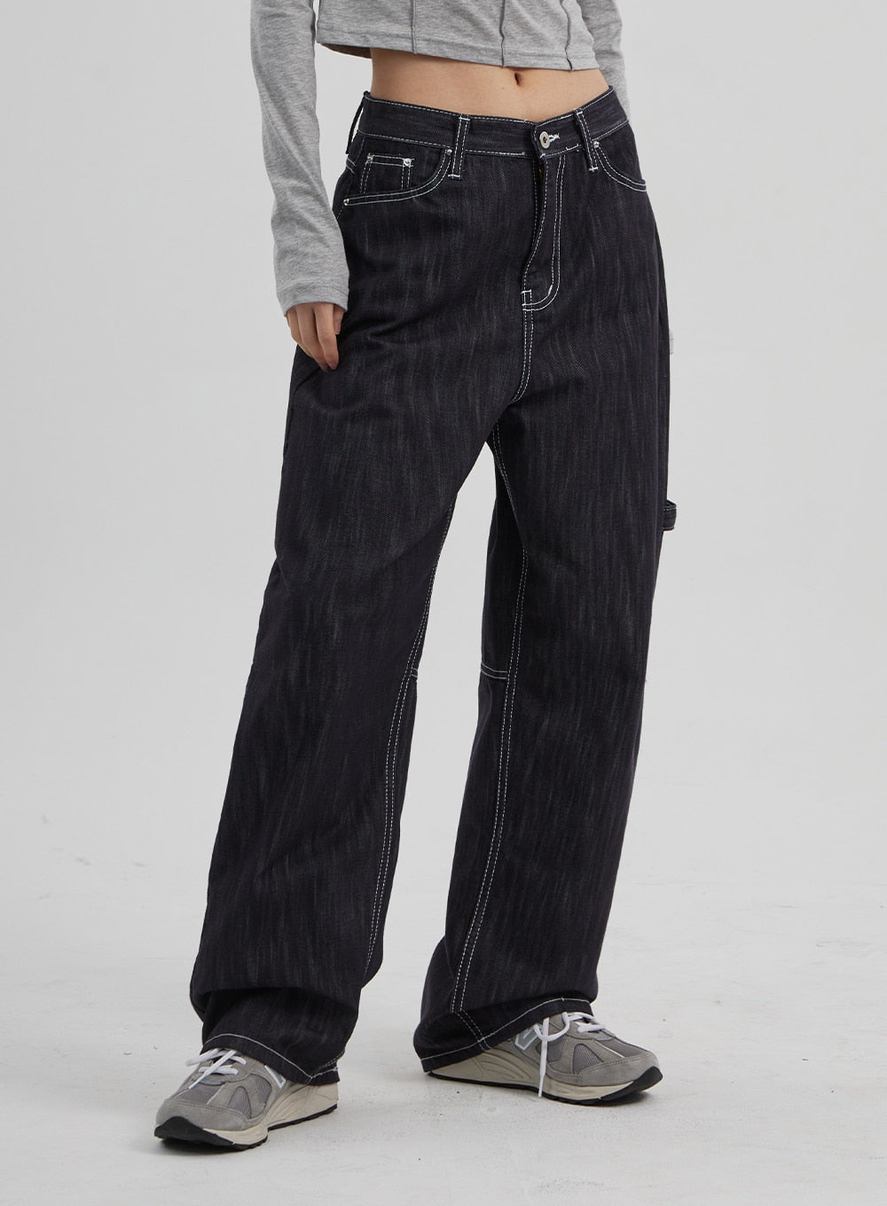 Mid-Rise Baggy Jeans CF307
