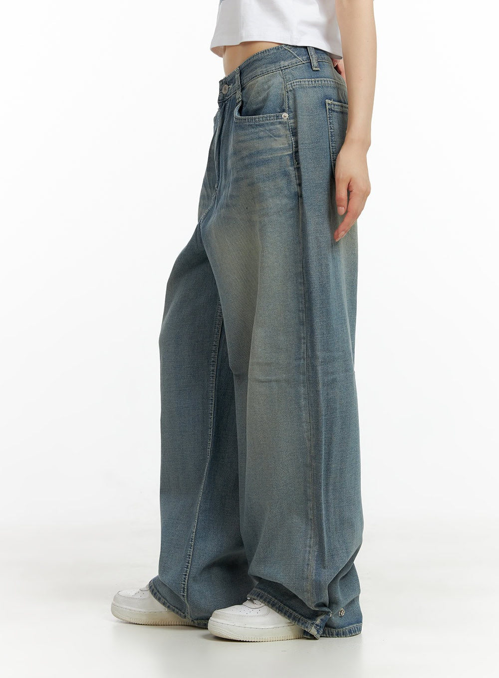 hem-snap-baggy-jeans-cl403