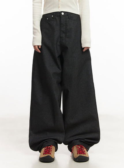 Kassandra Wide-Leg Baggy Jeans IA515
