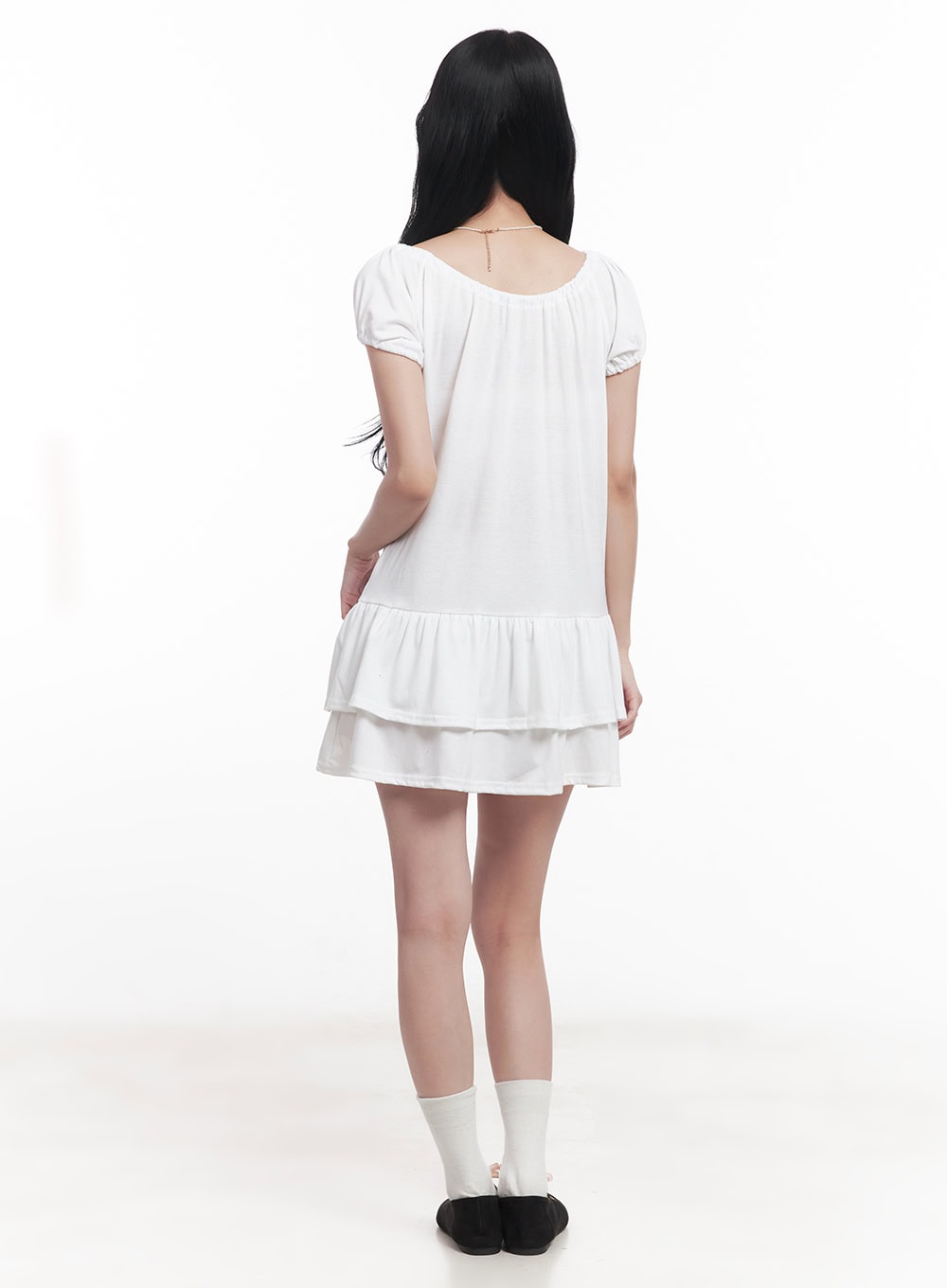 ruffle-ribbon-mini-dress-cy523