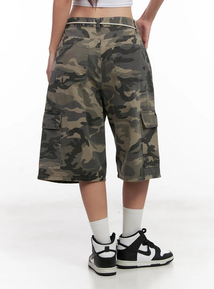 Camo Cargo Jorts CL521