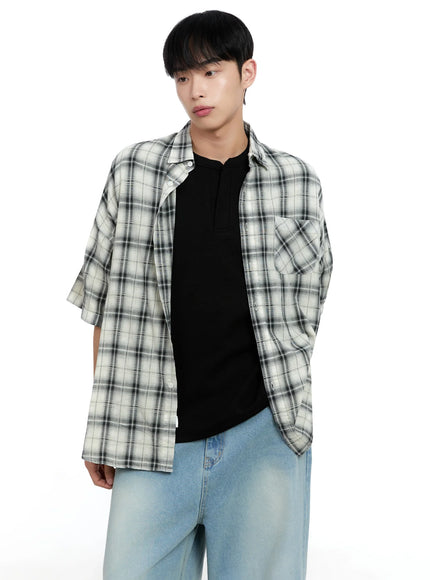 Men's Checkered Shirt IG520