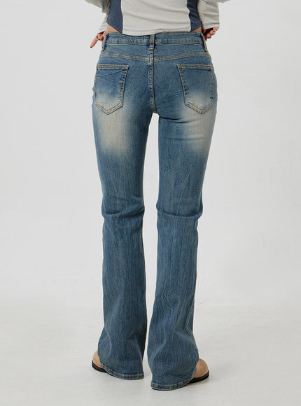 Low Rise Bootcut Jeans CF302