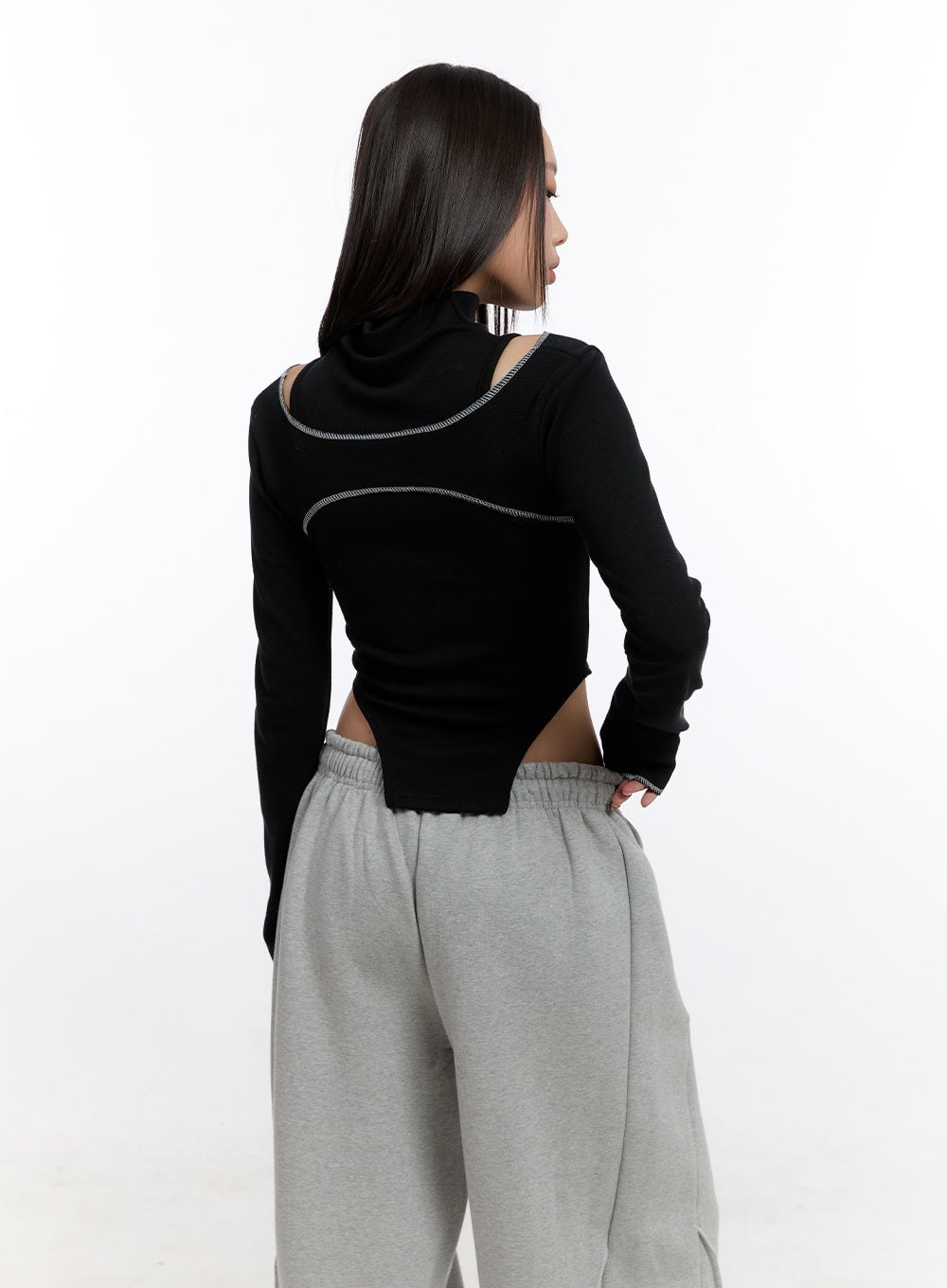 stitched-chic-cut-out-top-cn421