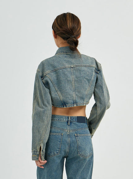 Silvia Washing Jeans Jacket CS27