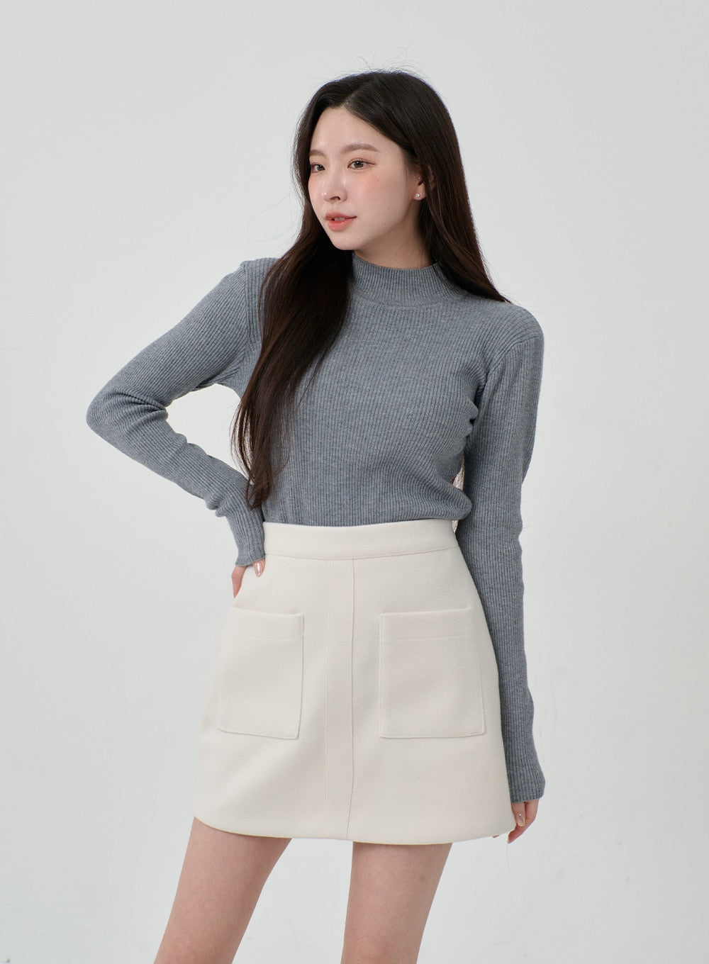 Basic Knit Turtleneck BD07
