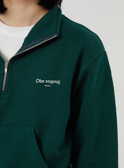 Cropped Half Zip-Up OF313