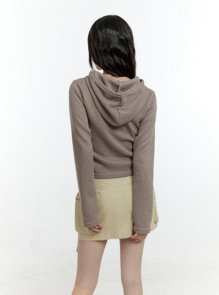 Hooded Bolero Cardigan with Tank Set CF506