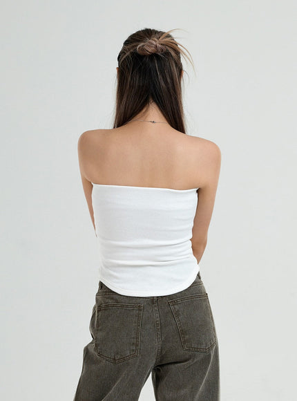 Off-Shoulder Semi Crop Top CO28
