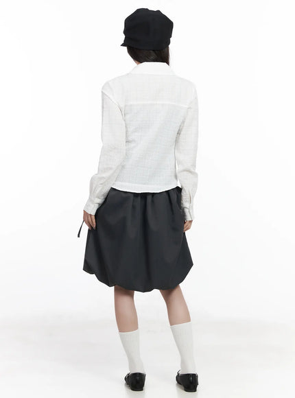 Pleated Midi Skirt CF523