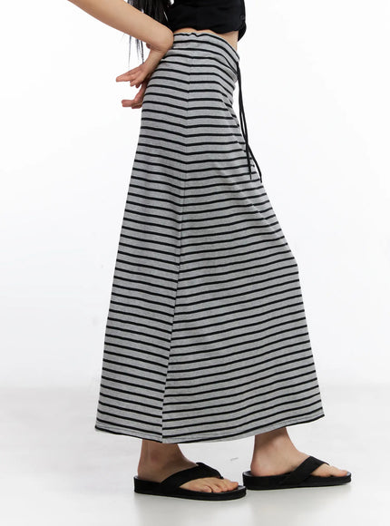 striped-drawstring-maxi-skirt-cl530