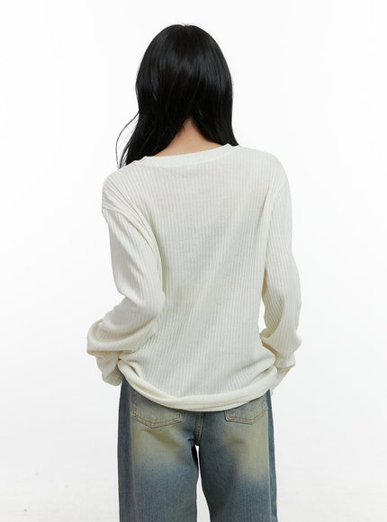 floral-ribbed-long-sleeve-tee-cn407