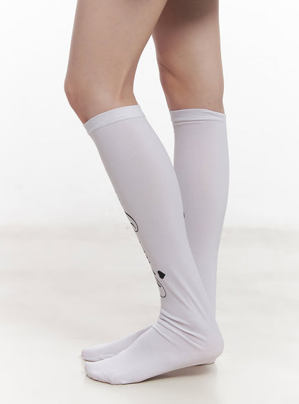 Graphic Knee-High Socks CY521