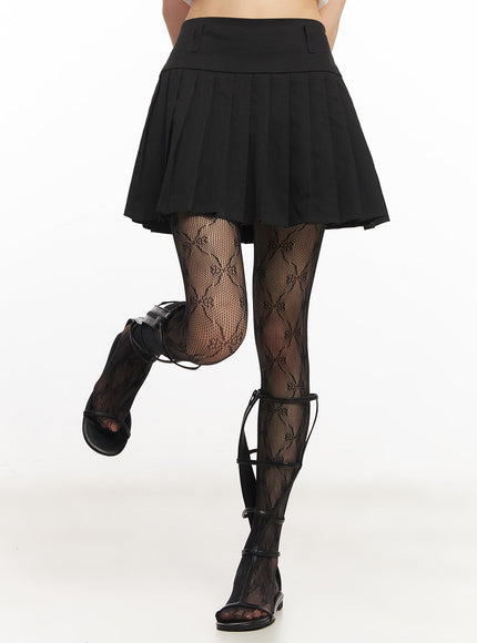 Classic Pleated Mini Skirt IY502