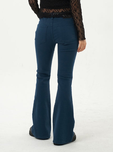 Bootcut Cotton Pants CA325