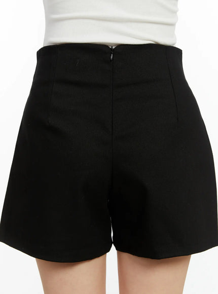 Classic High-Waist Cotton Short F502