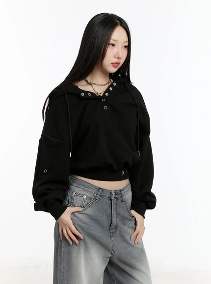 eyelet-crop-hoodie-cm511