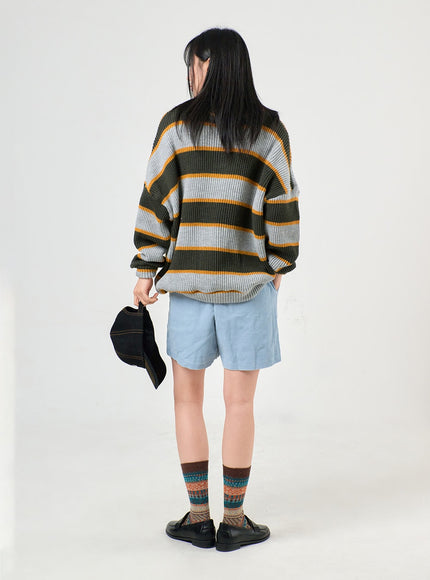 knit-high-neck-striped-button-long-sleeve-top-of405