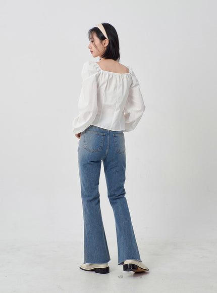 Light Washed Bootcut Jeans OD27