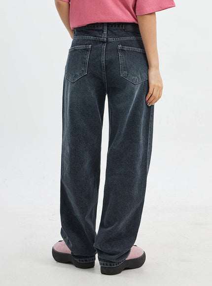 Straight Leg Baggy Jeans CJ318